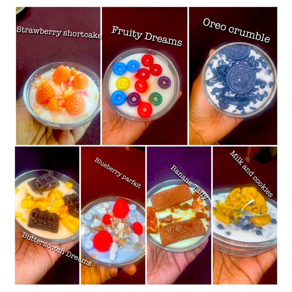 INTRODUCING my Candles !!!!!!! Dessert Candles and waxmelt